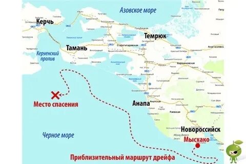 Черное азовское пролив