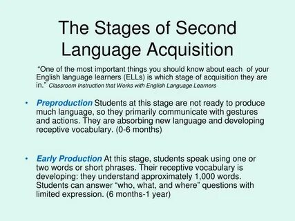 Second language is
