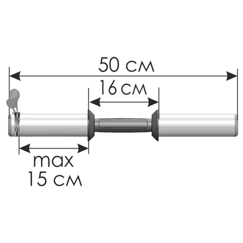 Гантель длина. Гриф гантельный 25 мм чертеж. Гриф 10 для штанги кг чертеж. Диаметр грифа гантели стандарт. Гриф 150мм чертеж.