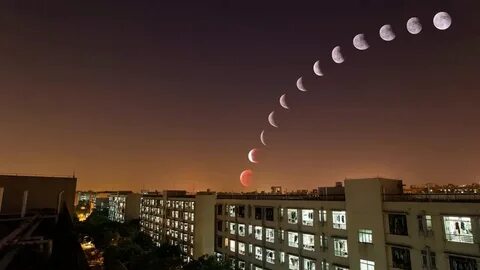 Днем видно луну