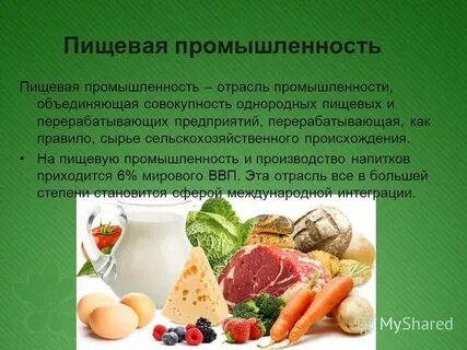 Производство продукции питания