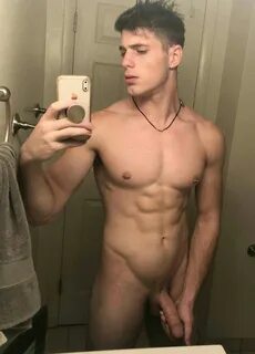 Naked guy selfie nude