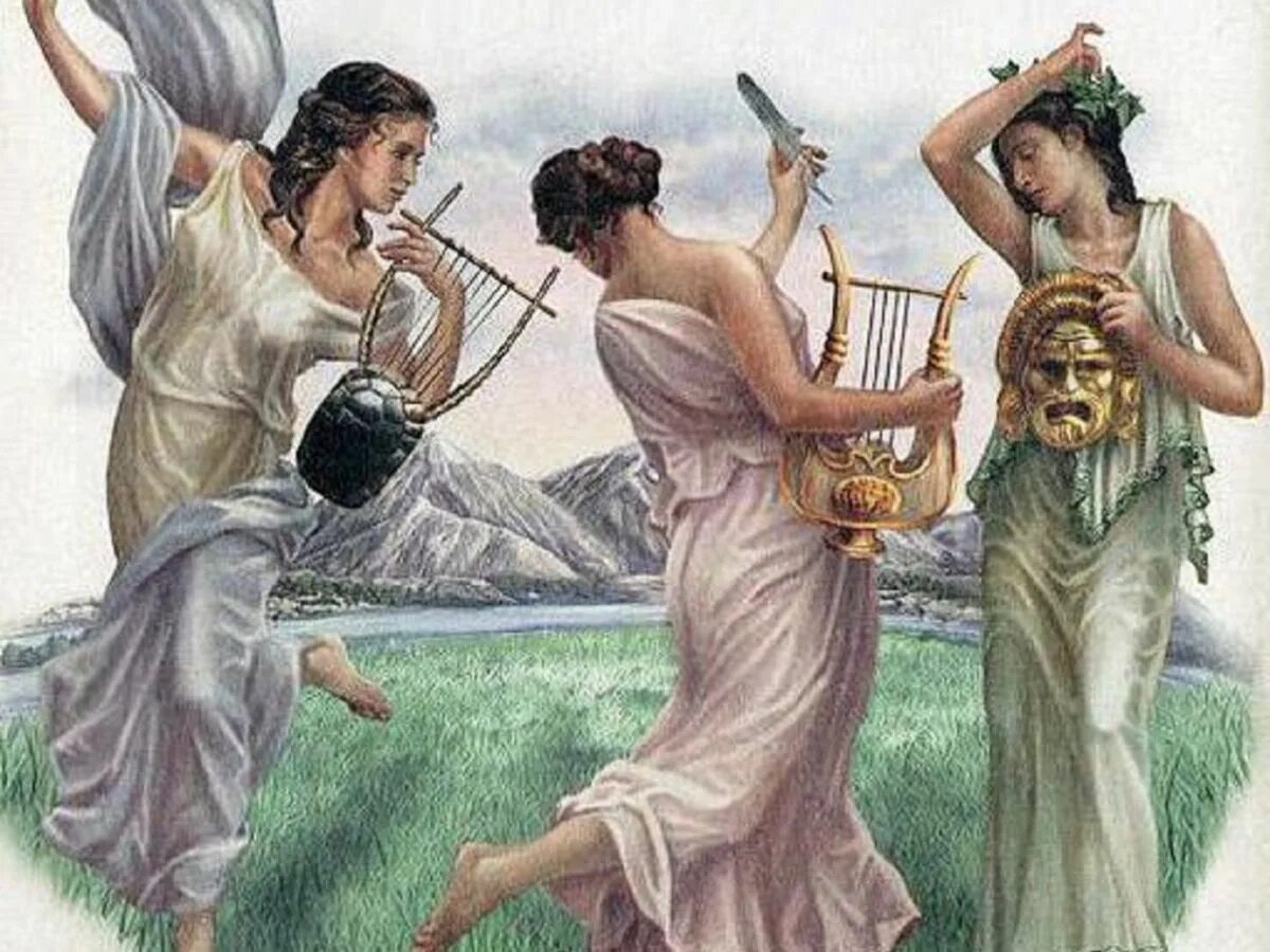 Музыка древнего рима. Музы древнегреческие Богини искусств. Греческие богиня Терпсихора.