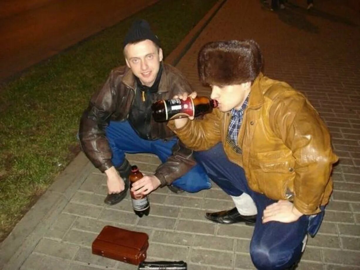 Пьяные пацан девчонка