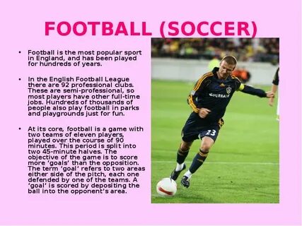 I played football перевод