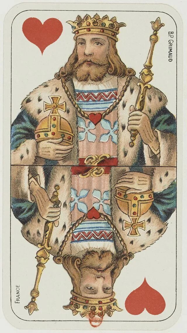 Как выглядит король червей карта F&O Fabforgottennobility King of hearts, Traditional tattoo old school, Photogra