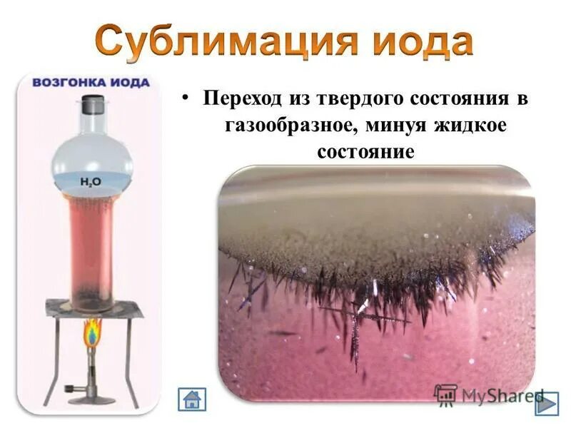 переход из твердого состояния в газообразное. тщ ьвердого в газообрпзное. из твердого состояния в газообразное. сублимация и десублимация. из твердого состояния в газообразное.
