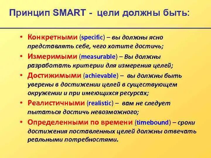 Цель должна быть конкретная измеримая. Принципы Smart целей. Принцип Smart в постановке целей. Цели по Smart примеры. Цель по критериям Smart.