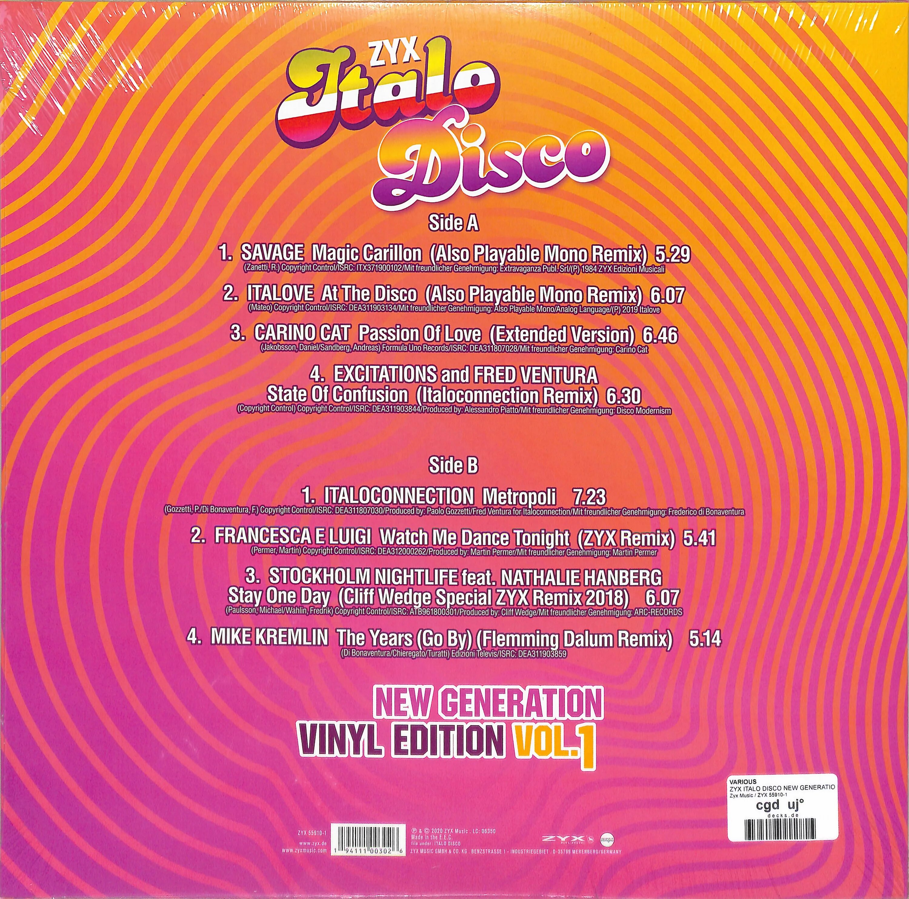 New disco hits. ZYX Italo Disco New. ZYX Italo Disco New Generation Vol. 11 cd1. Italo Disco New Generation Vol. ZYX Italo Disco New Generation.