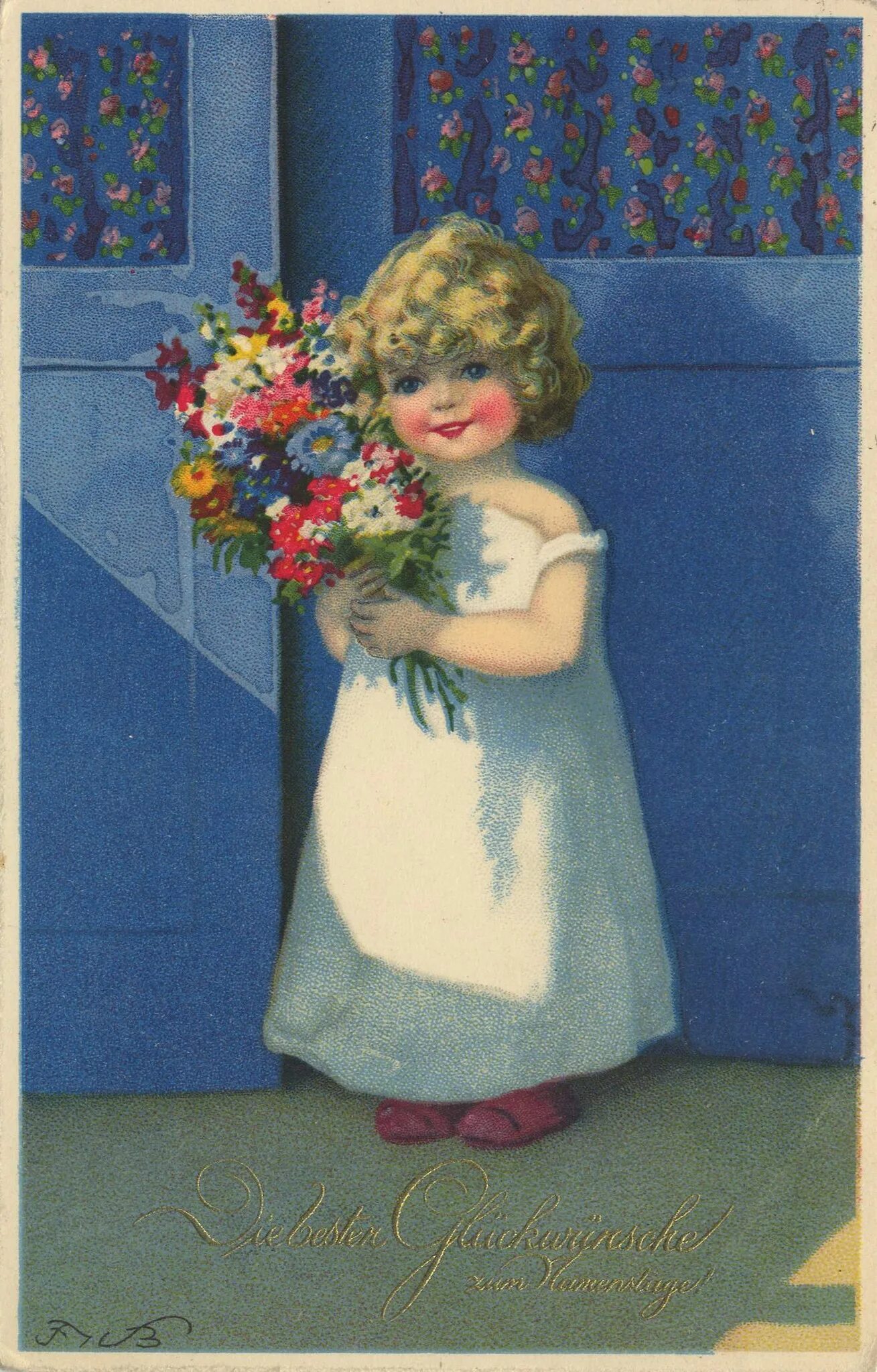 ретро открытки. модные открытки. винтажные открытки с днём рождения женщине. старинные открытки. с днем рождения девушке ретро.