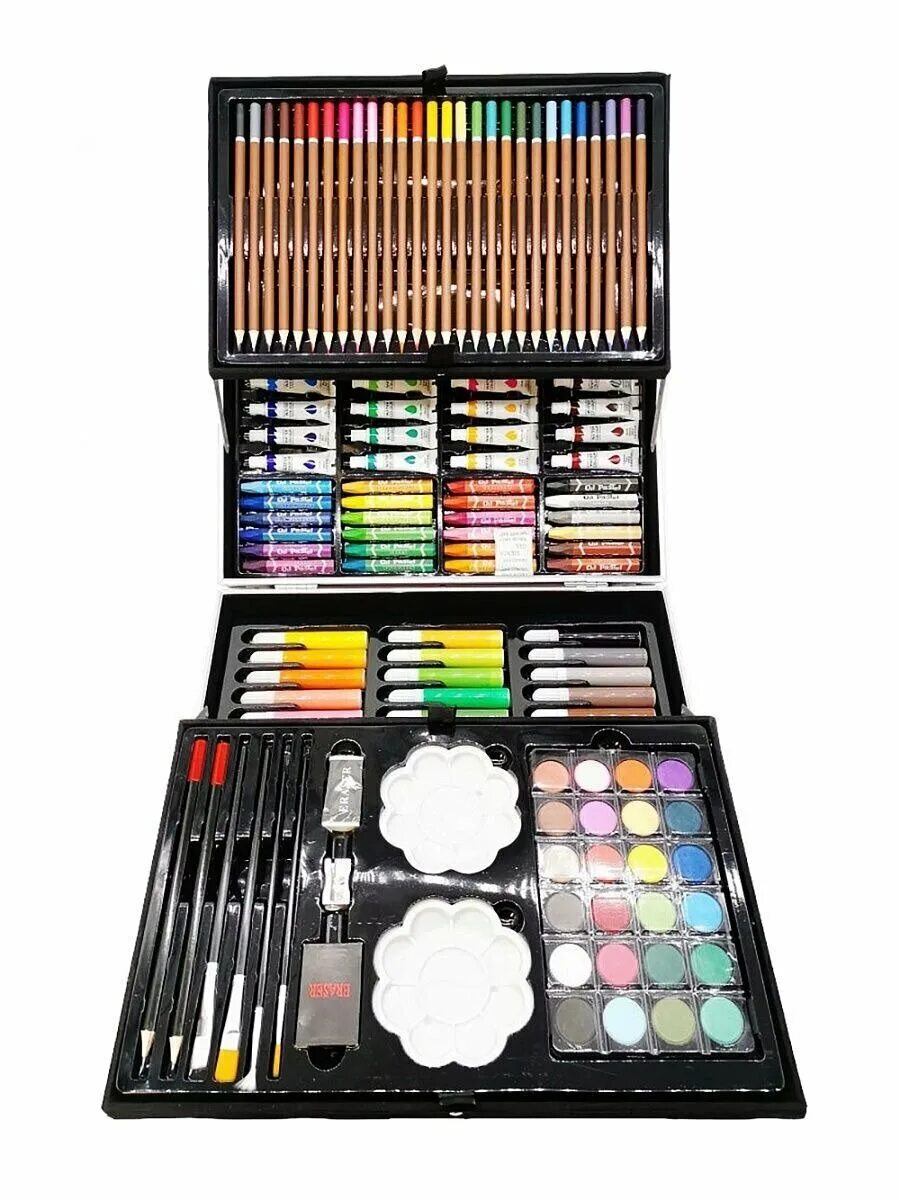 "большой художественный набор" (88 предметов) производитель eco. худ набор. художественный набор для рисования. набор «художник». чемоданчик набор юного художника для рисования art set 150 предметов.