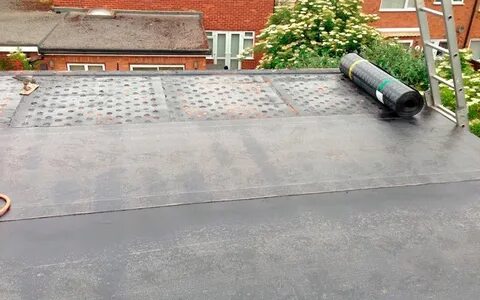 Кровли плоские рубероид