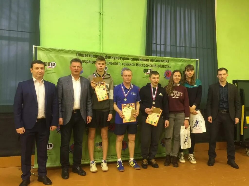 настольный теннис кострома