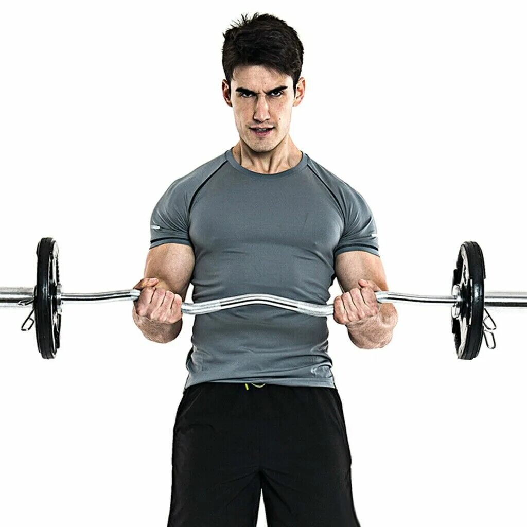 Barbell curl. Ez bar curl. curl bar curls. weight lifting одиночное.