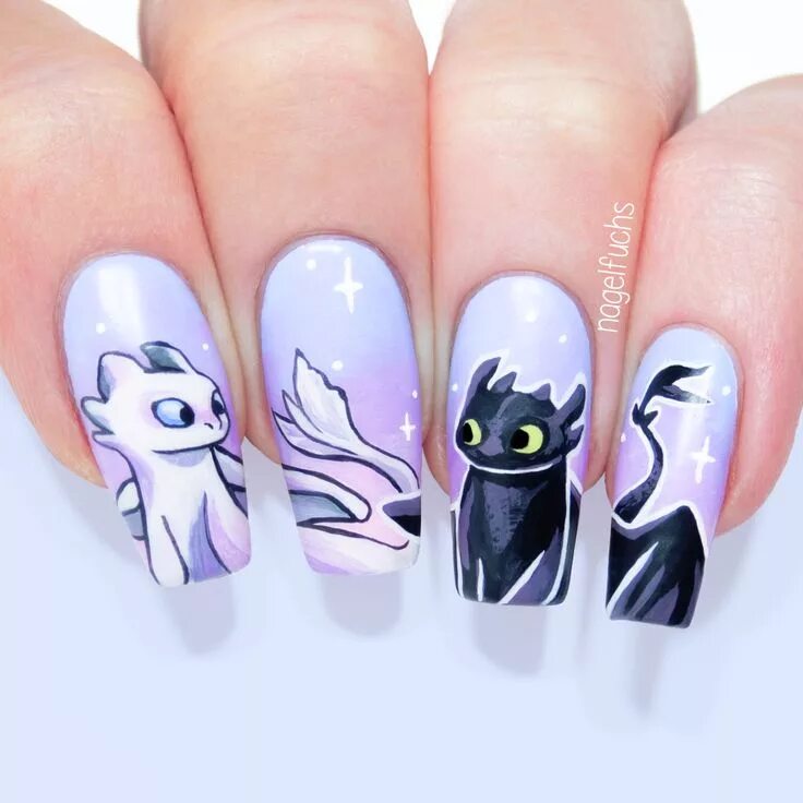 Luce tus uñas en Halloween con estos diseños Manicura de uñas, Diseños de uñas h
