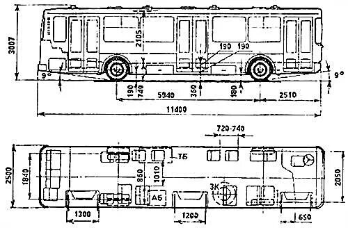 Какая длина автобуса. Габариты автобуса ЛИАЗ 5256. Ширина автобуса ЛИАЗ 5256. ЛИАЗ 5256 чертеж. Размеры автобуса ЛИАЗ 5256.