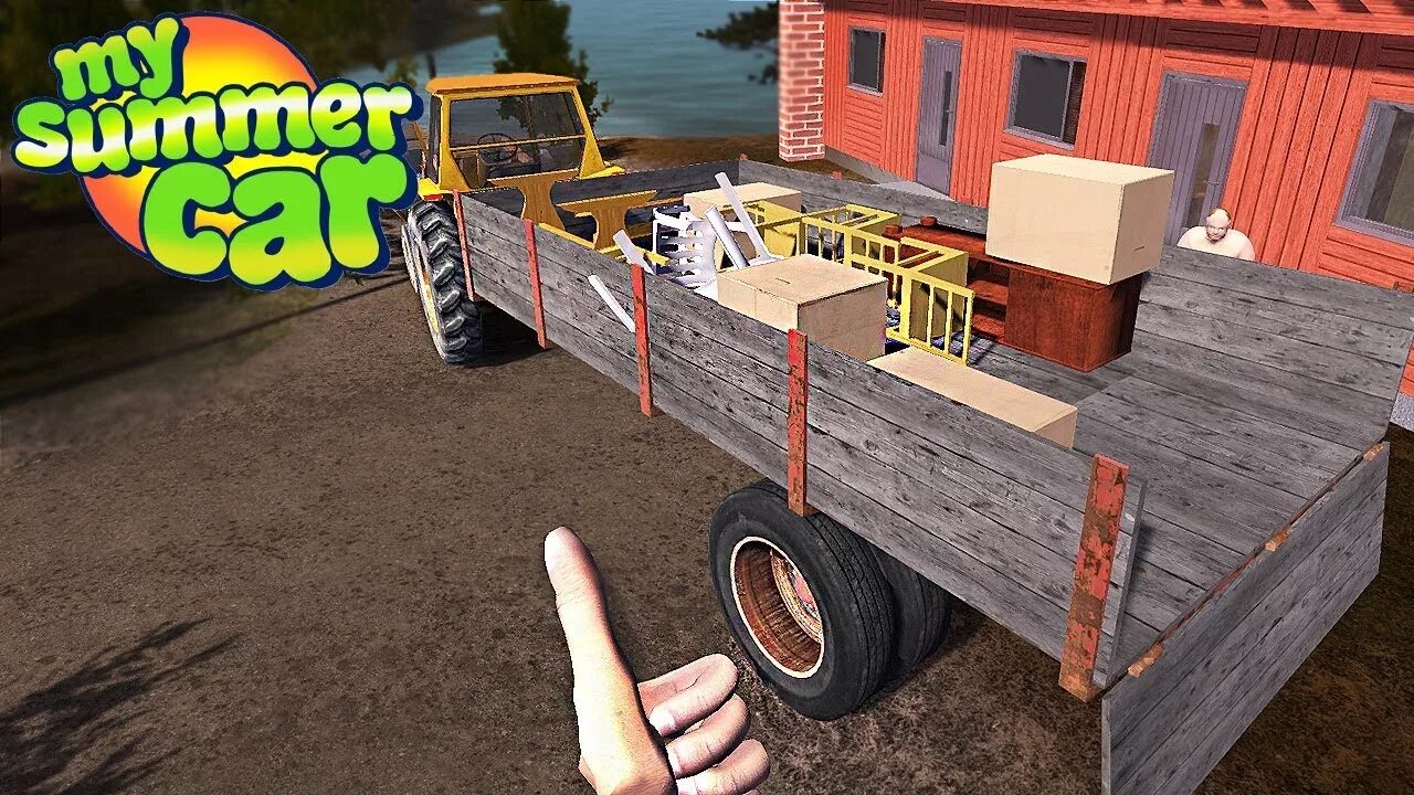 Видео игра my summer. Кекмет my Summer car. Май саммер кар трактор. My Summer car v8 трактор. Трактор из май саммер кар.