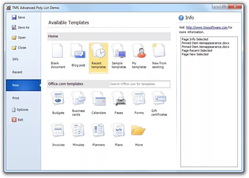 Tms delphi. Advanced tms. delphi component gui.