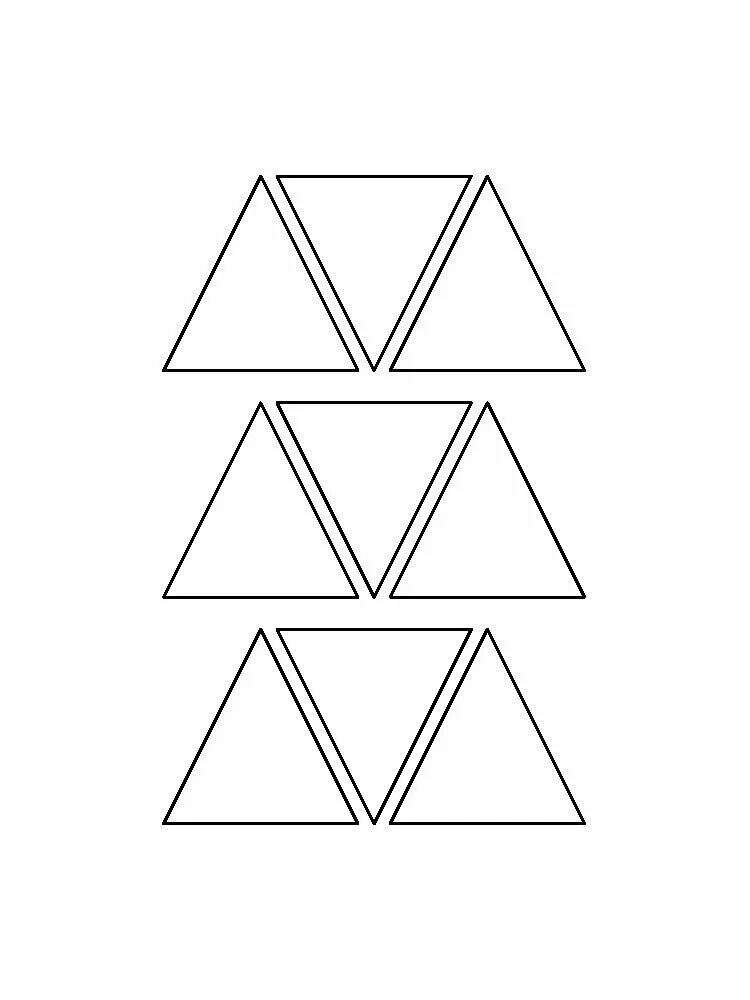 Рисунок 1 10 треугольник. Треугольник раскраска. Треугольник для вырезания. Треугольник шаблон. Геометрические фигуры для вырезания.