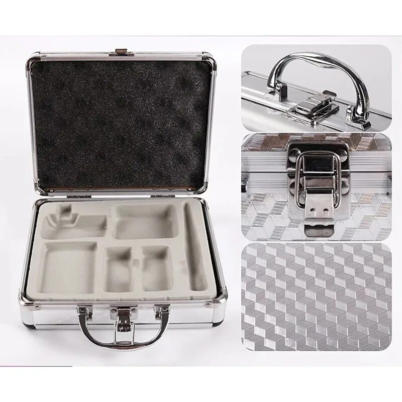 Кейс перманентного макияжа Rose Aluminium Makeup Travel Case with 4 Trays Foreign Trade Online