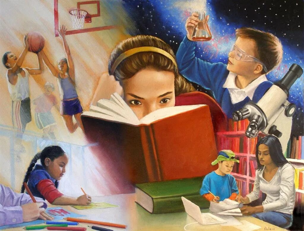 Ребенок идея. Мозг ребенка. Учительница с детьми. Познание учителя. Книга знаний.