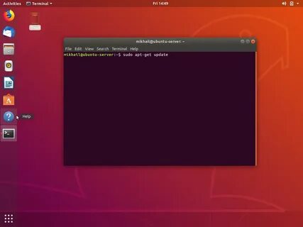 Ubuntu время сервера