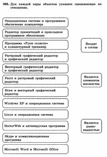 Для каждой из приведенных пар