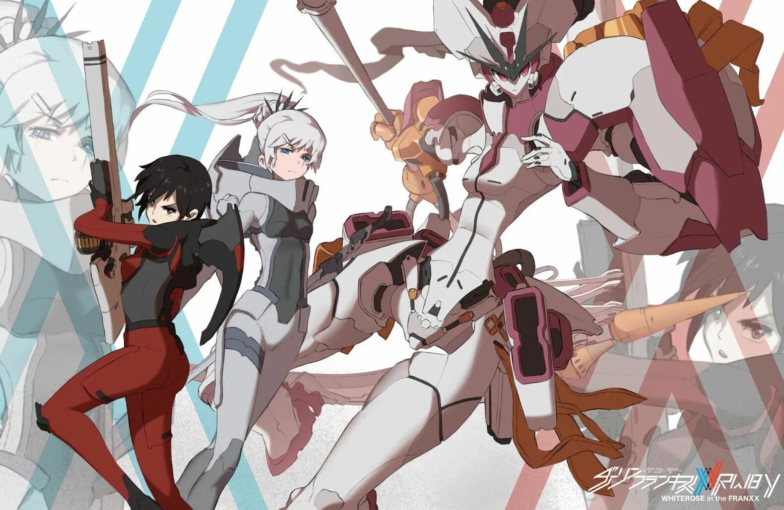 Darling more. Darling in the franxx арт. dishwasher1910 rwby crossover.