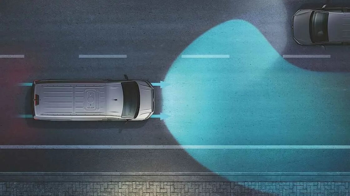 Датчик адаптивного освещения. Система управления дальним светом (light assist). volkswagen light assist. автомобильное освещение. система освещения автомобиля.