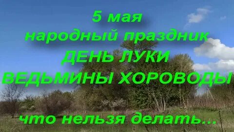 День луки 5 мая