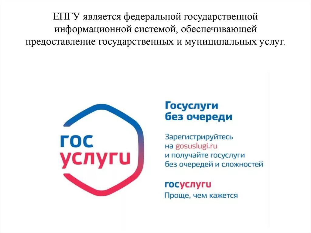 Функции портала государственных и муниципальных услуг