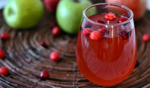Компот из свежей брусники