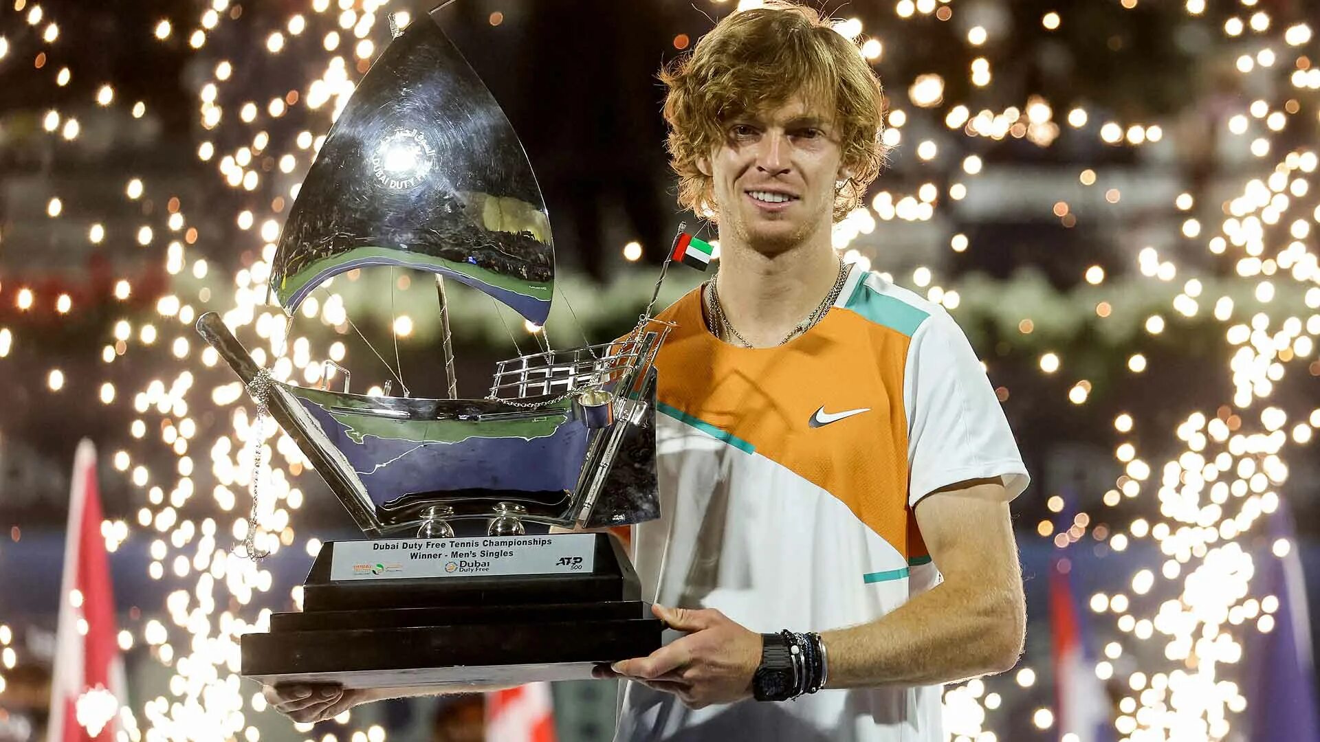 Atp dubai. Рублев Дубай 2022.