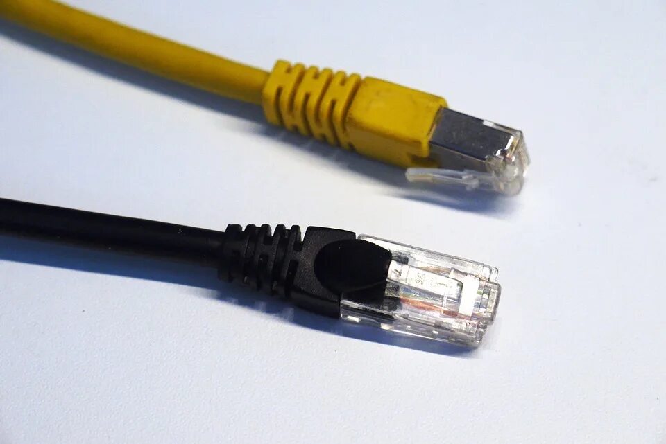 Соединить кабеля lan
