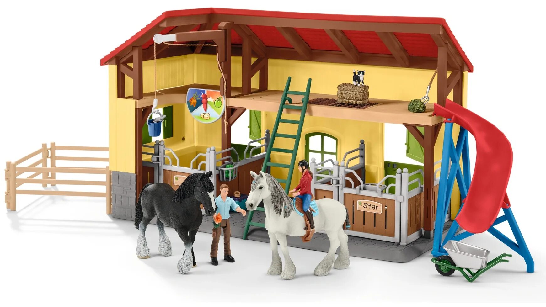 Конюшня лошадей шляйх. Schleich конюшня 42485. игровой набор schleich конюшня с аксессуарами 42344. 42485 шляйх. шляйх лошади конюшня.