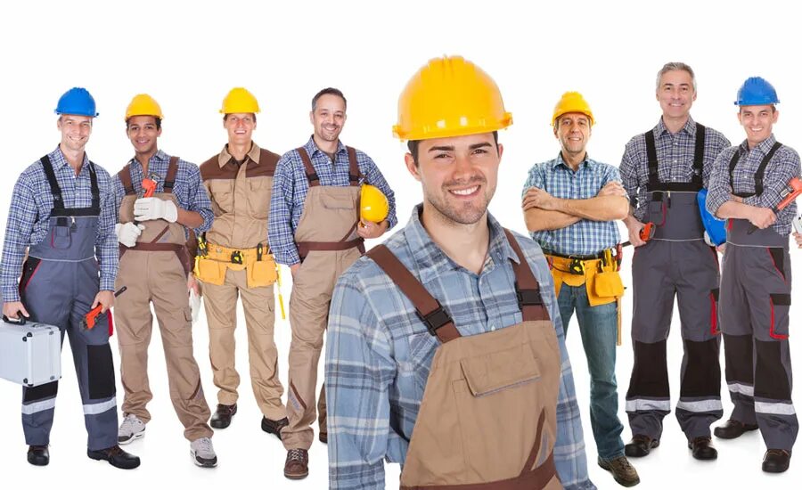 Разнорабочий. Мужчина строитель. Рабочий в каске. Требуются разнорабочие, подсобники. Комплектовщик на склад.