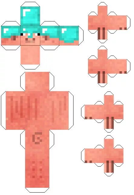 Майнкрафт паперкрафт схемы из бумаги minecraft...1.4.7.(сделай свой бумажный мир) ВКонтакте Armables de minecraft, Ma