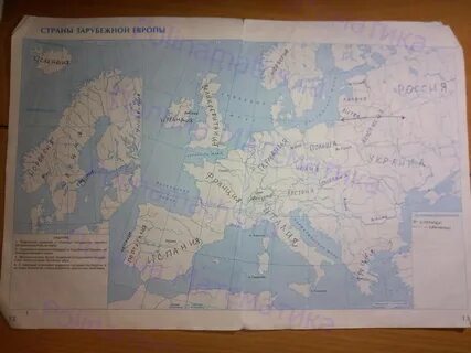 Ответ ГДЗ к заданию номер 13 из учебника Контурные карты по географии 7 класс Др