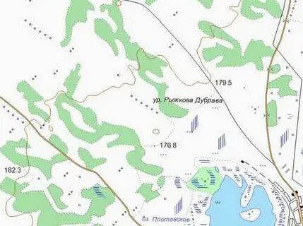 Дубрава на карте
