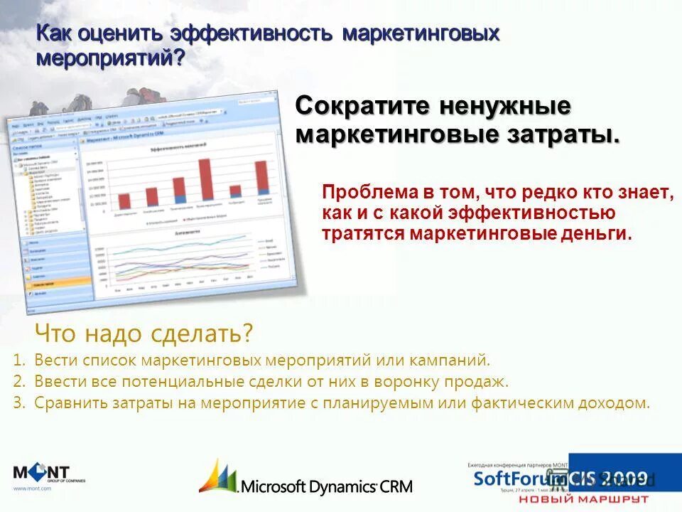 Эффективность маркетинговых мероприятий