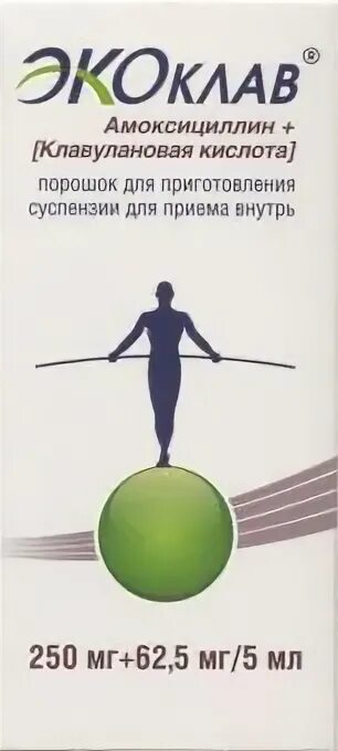 Экоклав 250 5мл. Экоклав порошок для приготовления суспензии для приема внутрь. Экоклав пор. Д/сусп. 250 Мг + 62,5 мг/5 мл фл. 25 Г. Экоклав 250+62.5 инструкция.