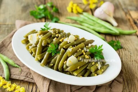 Стручковая фасоль желтая на зиму