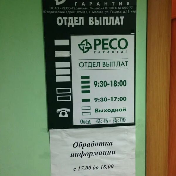 Отдел выплат ресо гарантия. Ресо филиалы. Ресо владикавказ