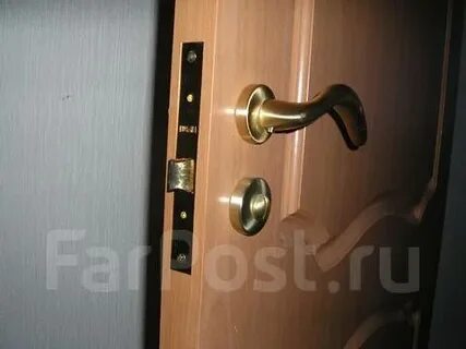 Установка межкомнатной защелки