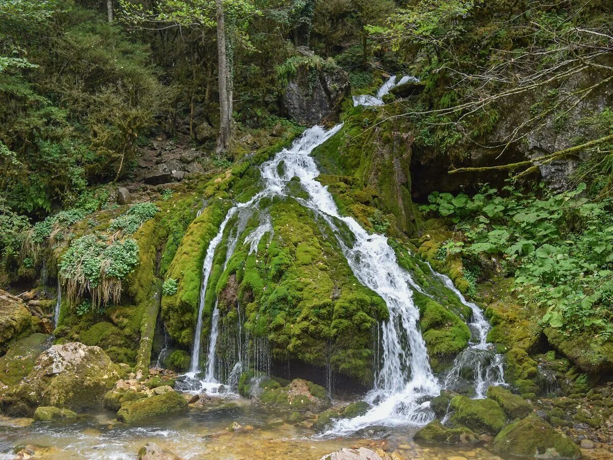 Курджипское ущелье. Курджипские водопады. Чинарев водопад мезмай. Курджипские водопады. Водопад исиченко в мезмае.