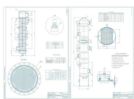 Ректификационная колонна метанол