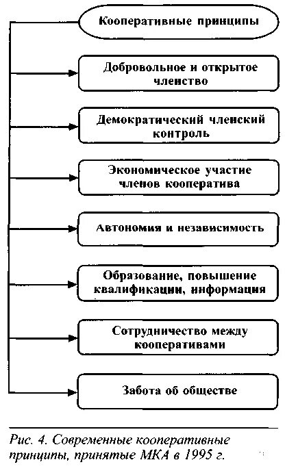 Принципами кооперации являются