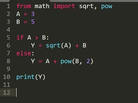 From Math Import sqrt Python. Import Math Pi. Задача from Math Import.