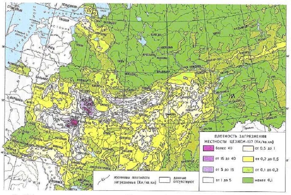 Зоны загрязнения чернобыльской аэс. Карта загрязнений Чернобыльской АЭС В России. Карта радиационного загрязнения России от Чернобыльской АЭС. Карта загрязнения цезием 137 Чернобыль. Карта радиоактивного заражения ЧАЭС.