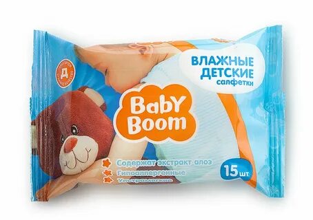 Влажные салфетки детские baby